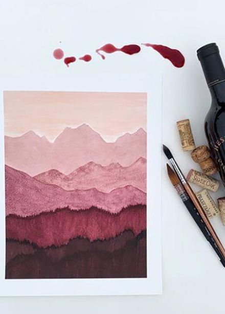 Девичник: Рисование вином