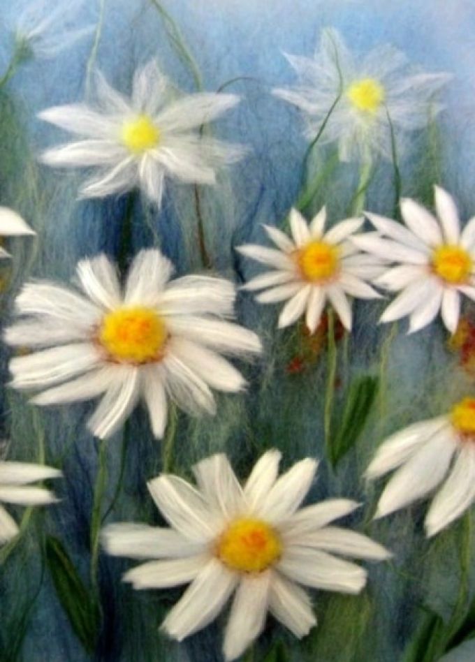 Мастер-класс по шерстяной акварели