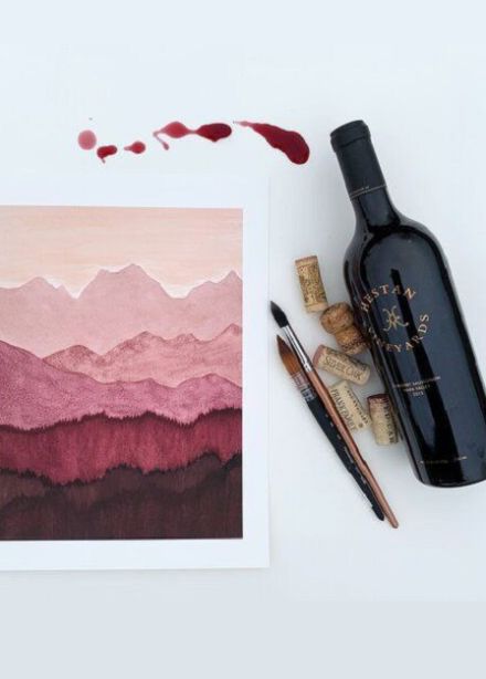 Девичник "Рисование вином". Мастер-класс