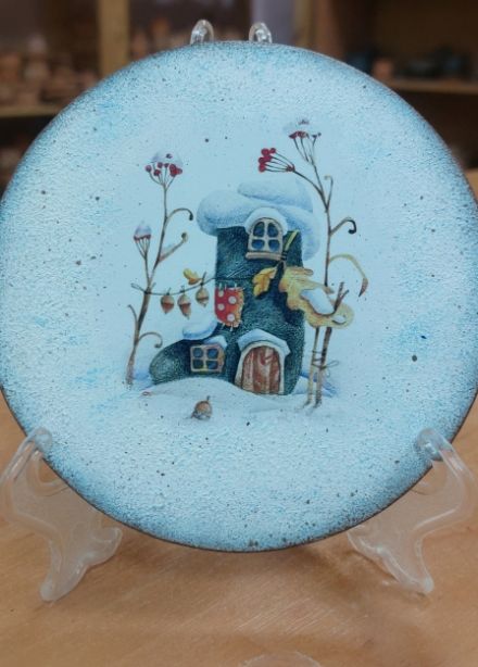 Снежное, нежное. Мастер-класс по декупажу