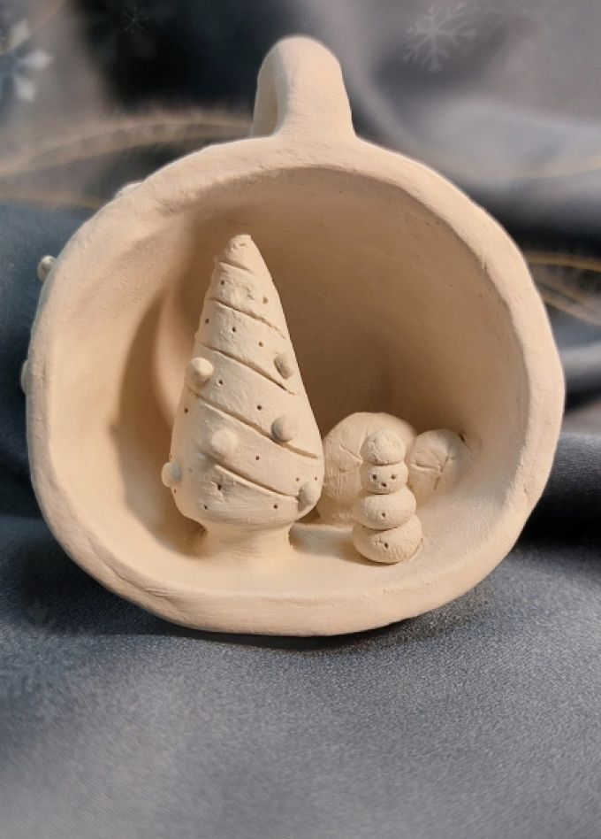 Новогоднее чаепитие. Мастер-класс по лепке из глины