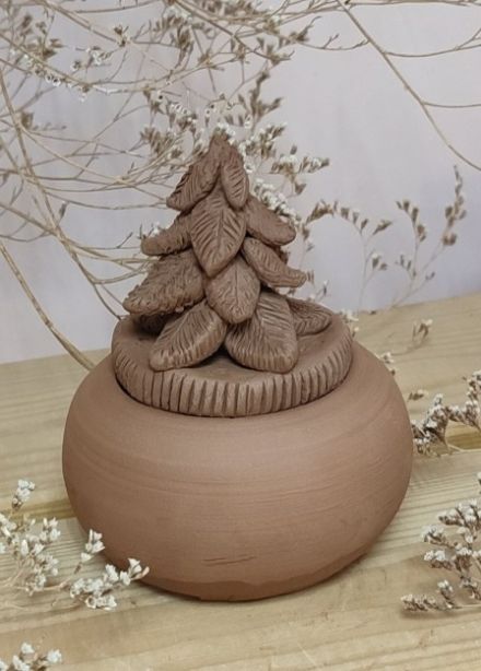 Шкатулка "Ёлочка". Мастер-класс по гончарному делу