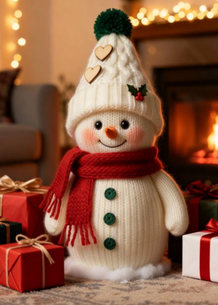 Милые снеговики. Мастер-класс для всей семьи