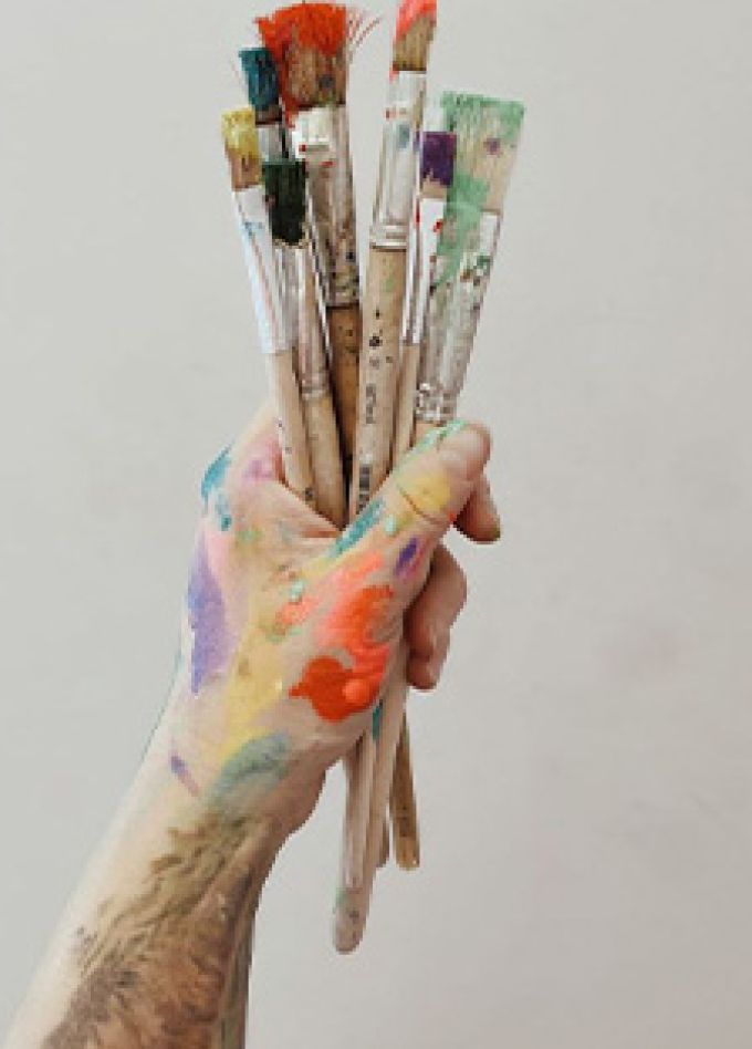 Мастер-класс картина на холсте на свободную тему