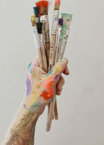 Мастер-класс картина на холсте на свободную тему