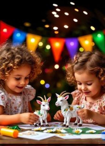 Волк и семеро козлят: Сказка на столе