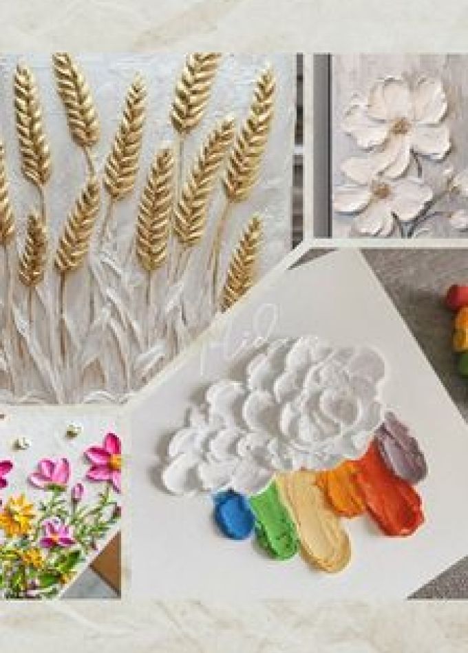 Картина текстурной пастой: Мастер-класс