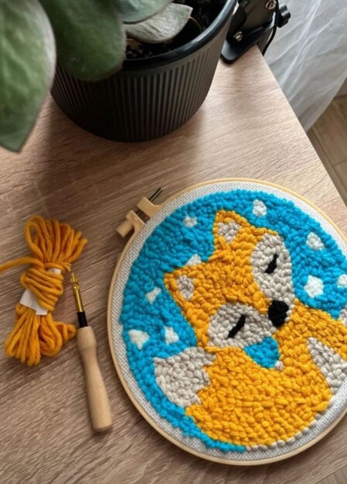 Ковровая вышивка. Мастер-класс