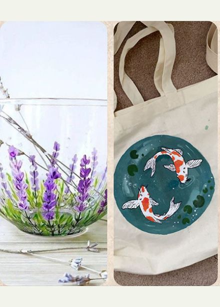 Мастер-класс по росписи сумки шоппера или футболки или кружки