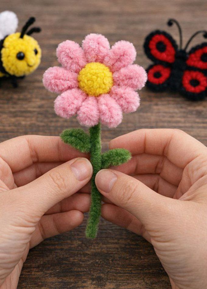 Фигурки из пушистой синельной проволоки. Мастер-класс