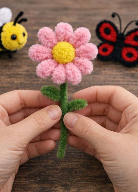 Фигурки из пушистой синельной проволоки. Мастер-класс