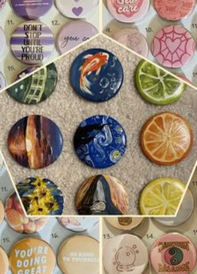 Закатные значки: Мастер-класс