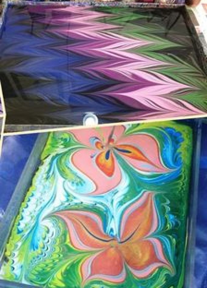 Мастер-класс по эбру: Рисование на воде