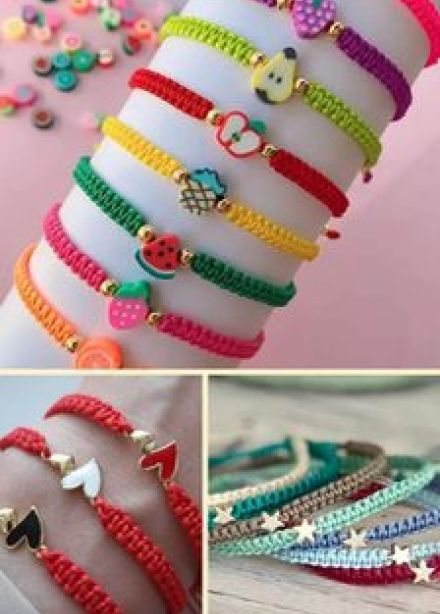 Браслеты из нейлоновой нити: Мастер-класс