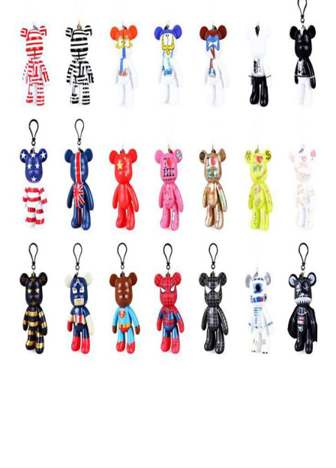 Роспись брелоков мишек Bear brick. Мастер-класс