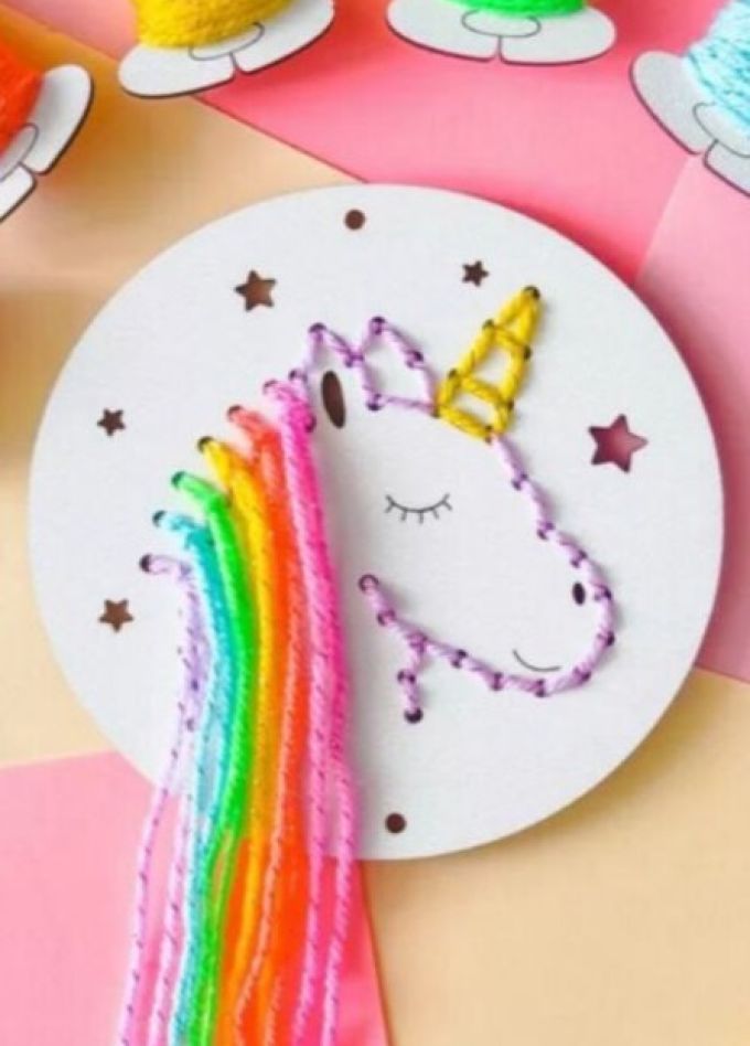 Вышивка стежком на деревянной основе: Мастер-класс