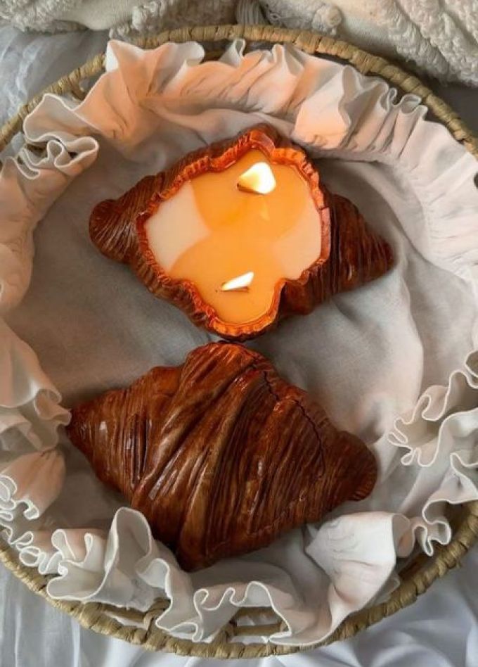 Свечной круассановый бранч