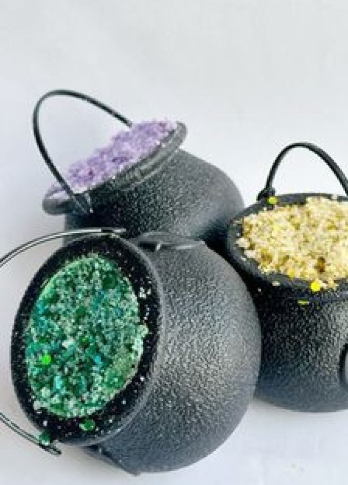 Бомбочка для ванны в котелке: Мастер-класс