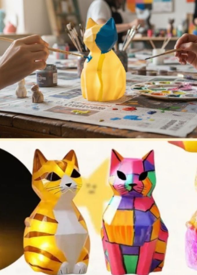 Ночник "Кошка". Мастер-класс