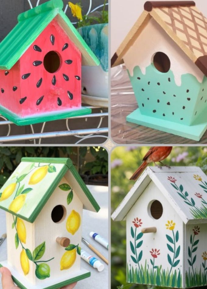 Собираем и декорируем скворечник. Мастер-класс
