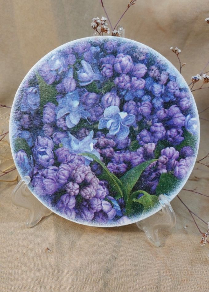 Сиреневый сад. Мастер-класс по декупажу